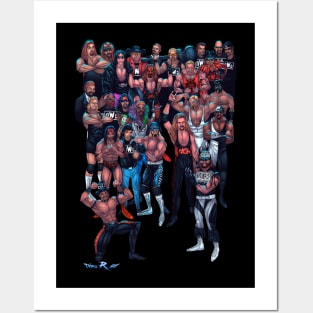 Now pro wrestling faction Sting Pac AEW Posters and Art